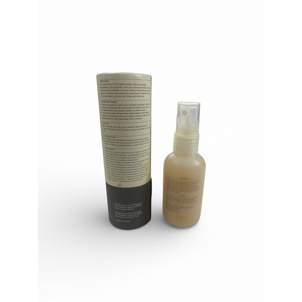 O.R.G Skincare Mineral Peel Face Non Abrasive Exfoliant Brightening Agents 2 oz - Picture 2 of 5